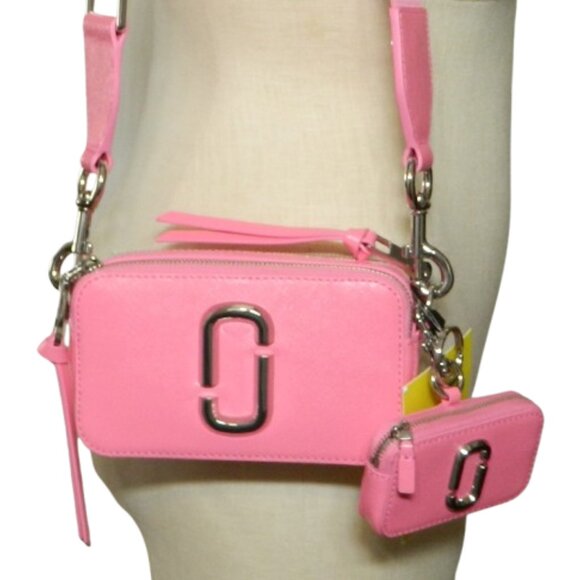 Marc Jacobs $395 The Utility Snapshot Camera Bag Petal Pink NWT! - Picture 6 of 9